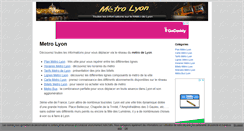 Desktop Screenshot of metro-lyon.info